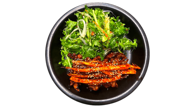 Grillet deodeok og andebulgogi 1