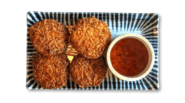 Pastel de gambas fritas 1