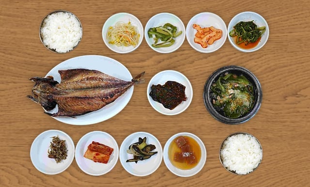 Grilled Andong Salted Mackerel Set Menu 1