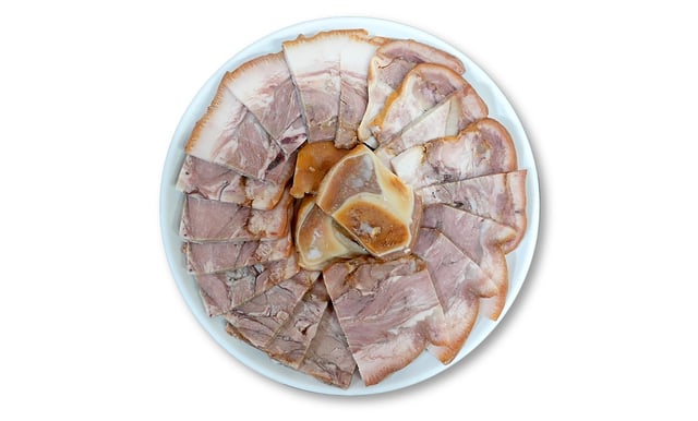 Boiled Pig's Head Meat Slices 1