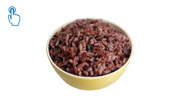 Extra Portion gedämpfter schwarzer Reis 1