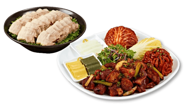 불족원쌈 (불족+보쌈) 1