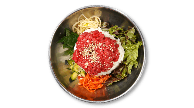 Bibimbap mit Rindertatar 1