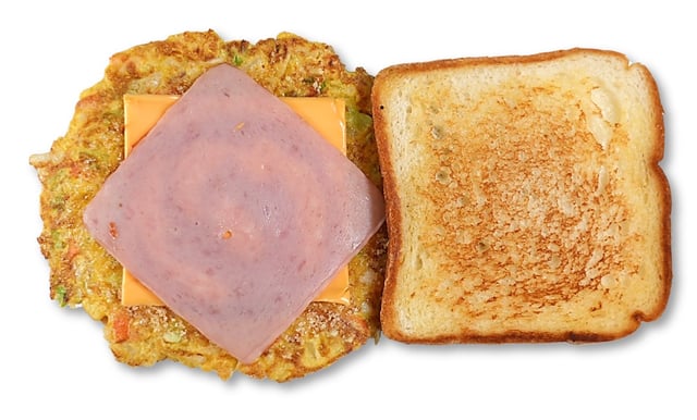 Ham and Cheese Toast 1