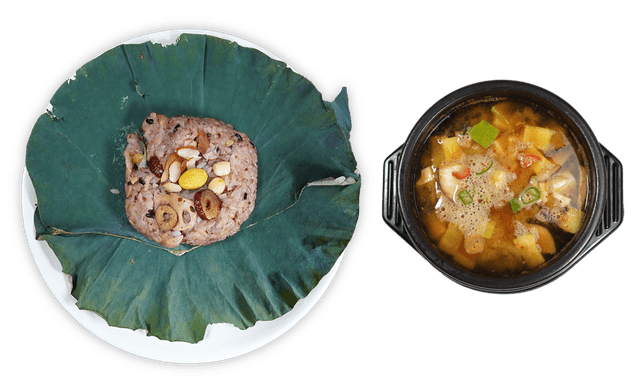 Lotus Leaf Rice Set Menu 1