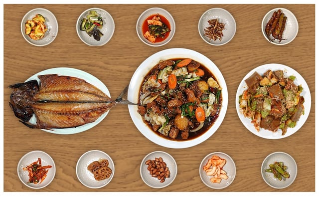 Andong-style Braised Chicken Set Menu 1