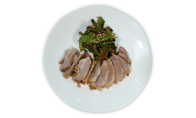 Boiled Pork Slices with Garlics 1