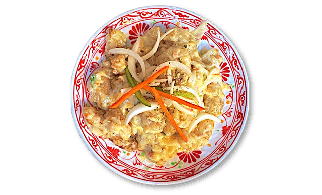 Gamberi con salsa alla panna 1