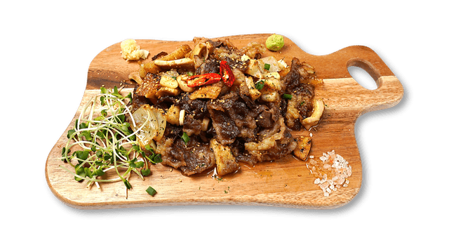 Gegrillte Rindersehne und Rinderbrust 1