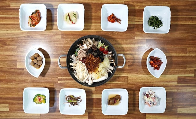 Hot pot med bulgogi og svampe 1