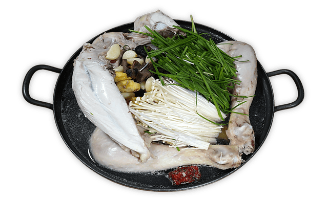 Zuppa di pollo integrale con riccio 1
