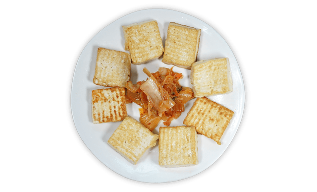 Bean Curd with Stir-fried Kimchi 1