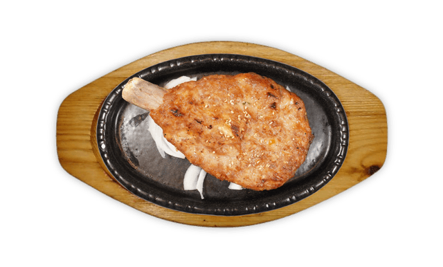 Grilled Caveman Ax-shaped Meat Patty 1