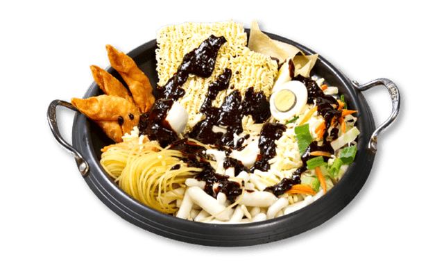 Mustade ubade kastmega Tteokbokki 1