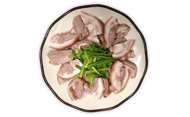 Irisan Daging Kepala Babi Rebus 1