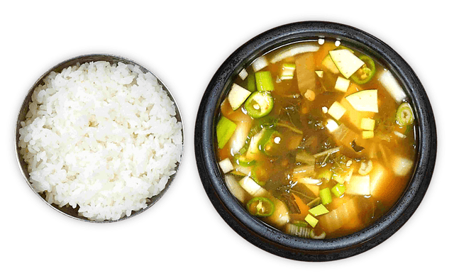 Tigela extra de arroz + Cozido de pasta de soja 1