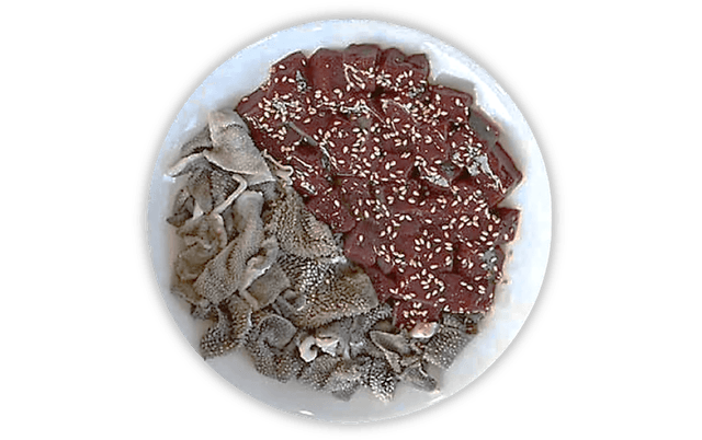 Beef Raw Liver and Omasum 1
