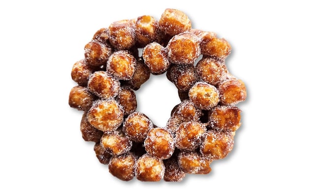 Donut-shaped Sweet Rice Puffs Snack with Dried Seaweed 1