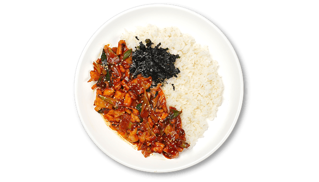 Stir-fried Squid over Rice 1