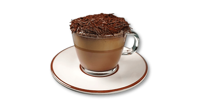 Cappuccino Rasa Cokelat dengan Cokelat Hitam Belgia 1