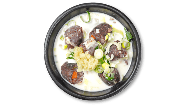 2. Stuffed Korean Sausage Soup 1