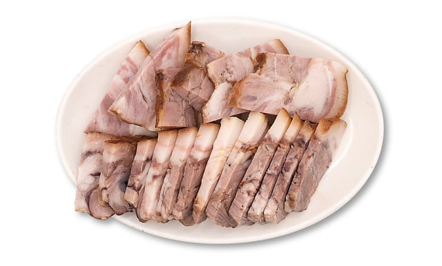 Gekochtes Schweinskopf-Fleisch in Scheiben 1