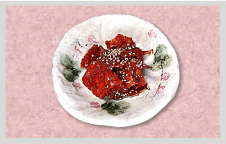 Spicy Marinated Raw Crab 1