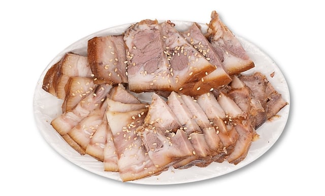 เนื้อหมูต้มหั่นเป็นชิ้น 1