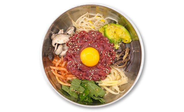 Bibimbap s Hovězím Tatarákem 1