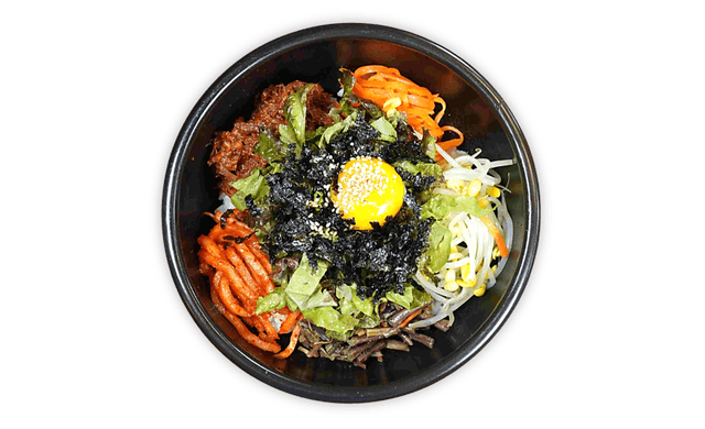 Bibimbap numa panela de pedra quente 1