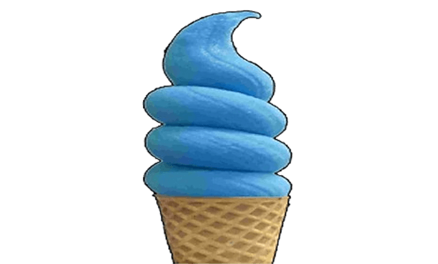 Glace à la limonade noire rose bleue 1
