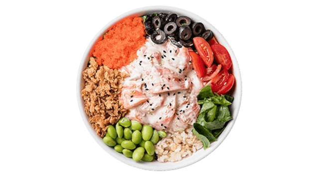 Poke cu somon și wasabi 1