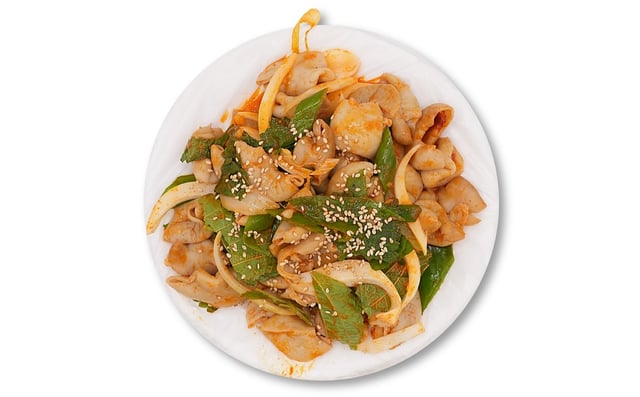 Stir-fried Pig's Small Intestines 1