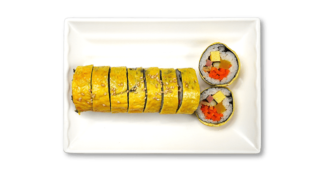Rolled Omelet Gimbap 1
