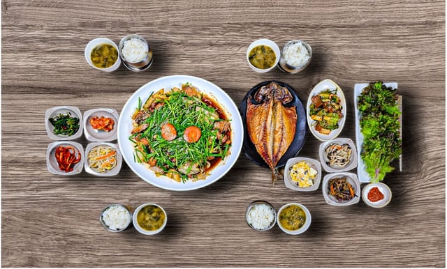 Menu de Frango Refogado à moda de Andong 1