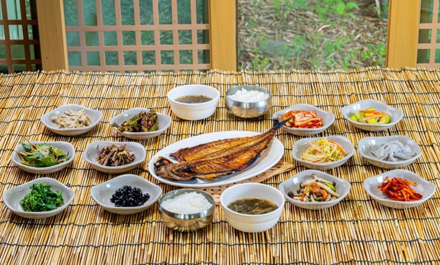 Grilled Andong Salted Mackerel Set Menu 1