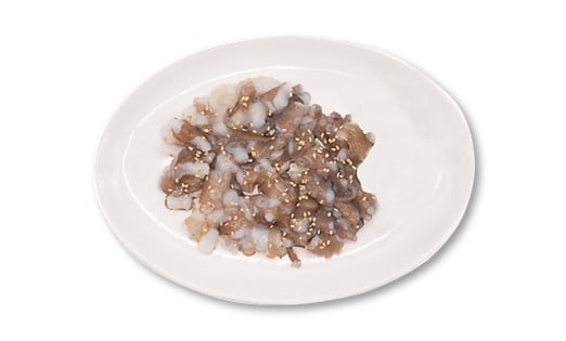 Chopped Live Octopus 1