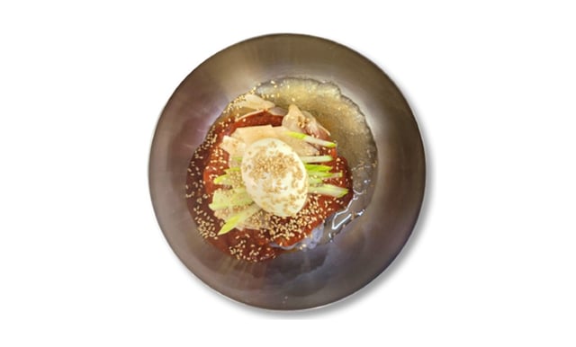 Spicy Buckwheat Noodles with Half-dried Pollack 1