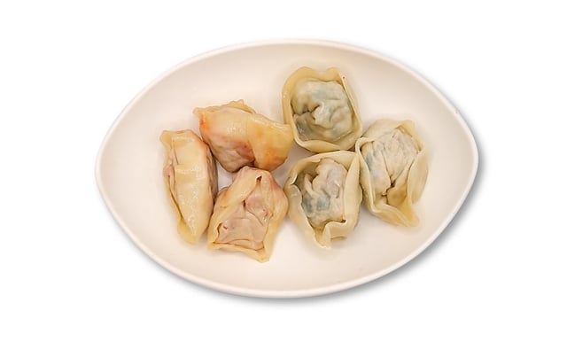 دامپلینگ بخارپز شده (گوشت خوک+کیمچی) 1