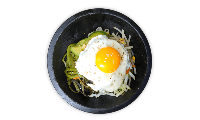 Bibimbap in a Hot Stone Pot 1