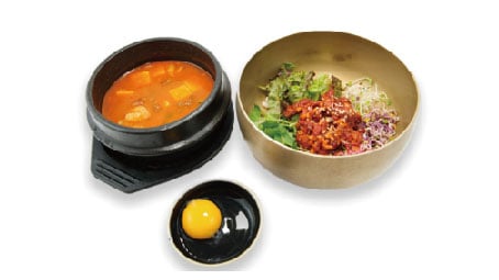 Oksetatar Bibimbap Set Menu 1