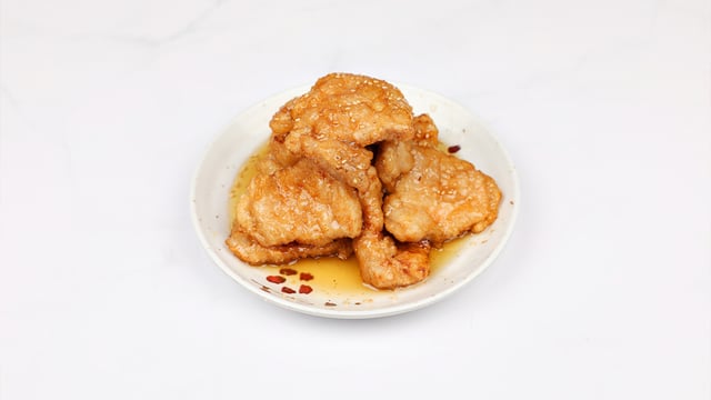 Sweet and Sour Pork in Sweet Rice Batter 1