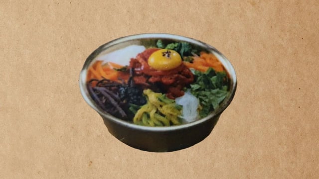 بیبیمباپ با تارتار گوشت گاو 1