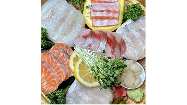 Assorted Sliced Raw Fish 1