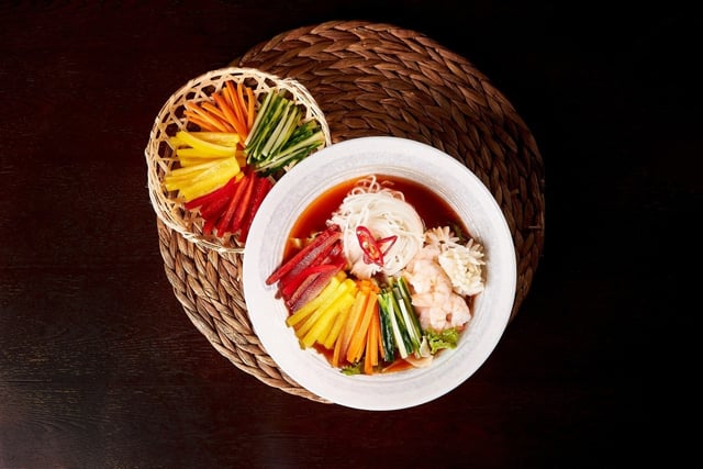 Korean-style Cold Rice Noodle Soup 1
