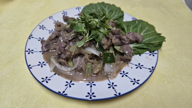Stir-fried Chicken Gizzards 1