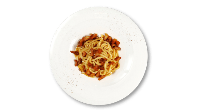 Carbonara ile Bigoli Makarna 1