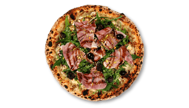 Sotelenmiş Jambon ve Mantarlı Pizza 1