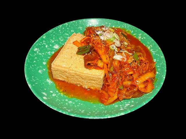 Stir-fried Pork and Kimchi with Tofu 1