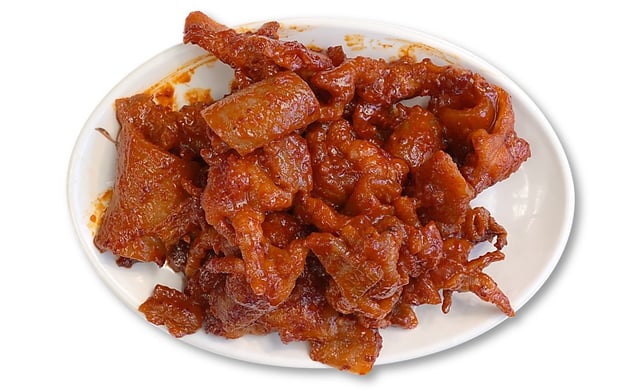 Braised Chicken Feet + Pork Rinds 1